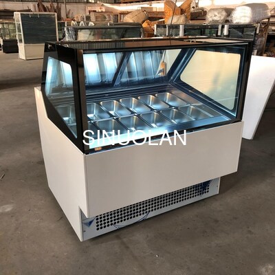 Commercial Ice Cream Freezer Quick Frozen Italian Cake Display Refrigerator