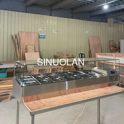 European Standard Refrigerated Salad Prep Table VRX 900 1200 1500 1800 2000mm Length