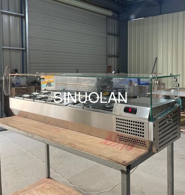 European Standard Refrigerated Salad Prep Table VRX 900 1200 1500 1800 2000mm Length