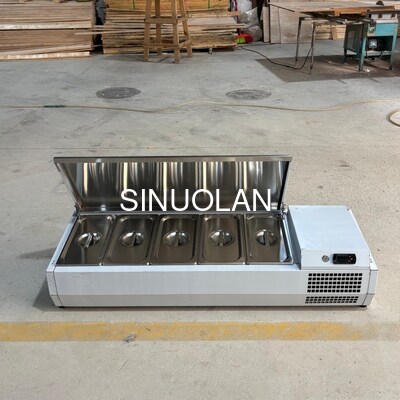 Desktop Salad Bar Fridge Static Cooling For Bakeries VRX1200