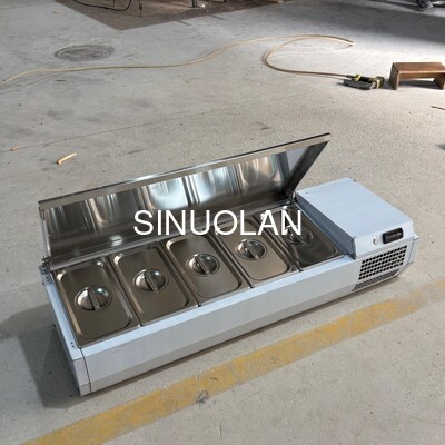 Desktop Salad Bar Fridge Static Cooling For Bakeries VRX1200