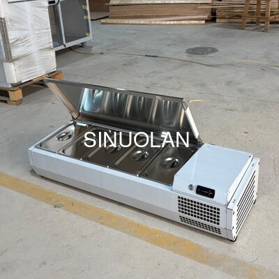 Desktop Salad Bar Fridge Static Cooling For Bakeries VRX1200