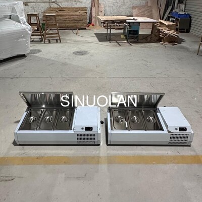 Table Top Commercial Salad Preparation Fridge Restaurant Static Cooling VRX1200