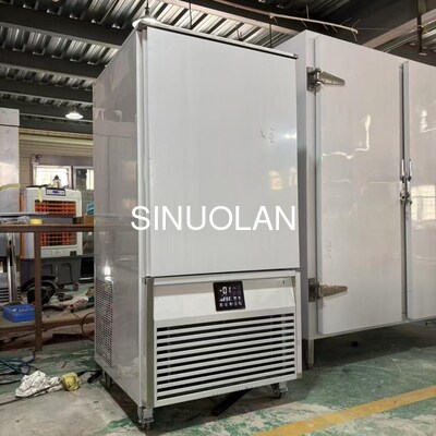 Frozen Chicken Fish Tunnel Blast Freezer Machine For Ice Cream