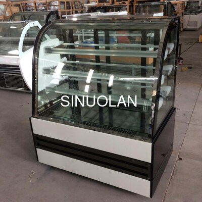 Refrigerated Cake Display Fridge Cabinet Air Cooled 3 Shelves