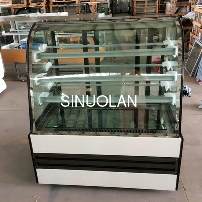 Refrigerated Cake Display Fridge Cabinet Air Cooled 3 Shelves