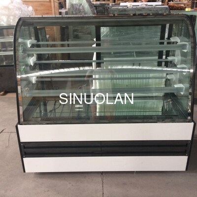 Refrigerated Cake Display Fridge Cabinet Air Cooled 3 Shelves