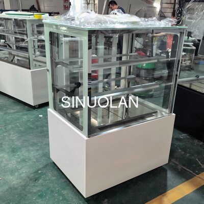 2 Layers Cake Display Fridge Cabinet Digital Electronic Temperature Control