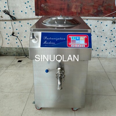 Soft Ice Cream Pasteurizer Machine With Mixing Homogenizing System Aging Tank