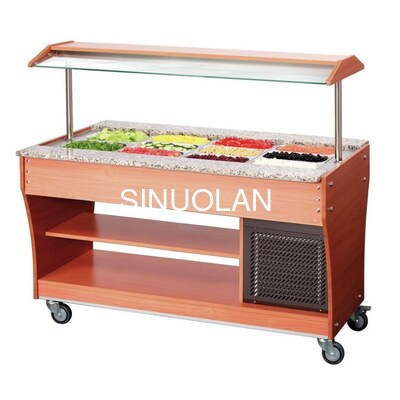 Catering Buffet Station Commercial Refrigerator Equipment Fruit Display Salad Bar