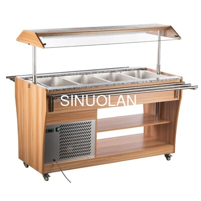 Catering Buffet Station Commercial Refrigerator Equipment Fruit Display Salad Bar