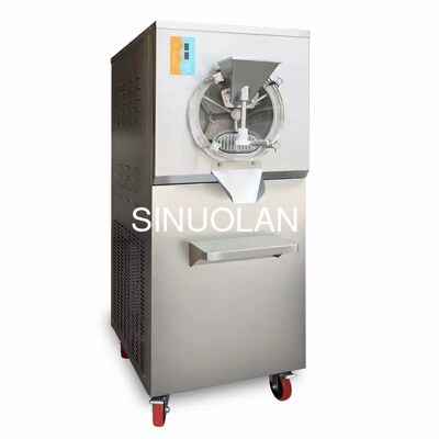 Hard / Italian Ice Cream Gelato Making Machine 45-48L/H 13L Tank Capacity