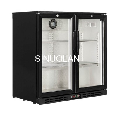 Commercial Beer Display Cooler 2 Doors Beverage display Fridge