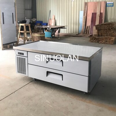 American Style Chef Base Refrigerator With 2 Drawers Air Cooling