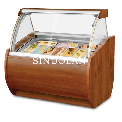 Factory Price Popsicle Gelato Ice Cream Refrigerator Freezing Display Cabinet Vertical Ice Cream Display Showcase Freezer