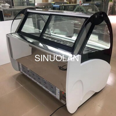 16pcs Pans Commercial Gelato Fridge Corrosion Resistant For Popsicle Display
