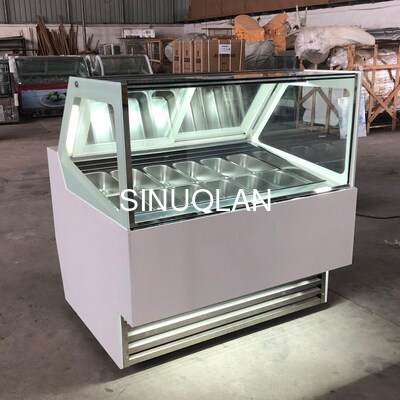 OEM Supermarket Gelato Ice Popsicle Display Freezer Commercial Dessert Chest Showcase