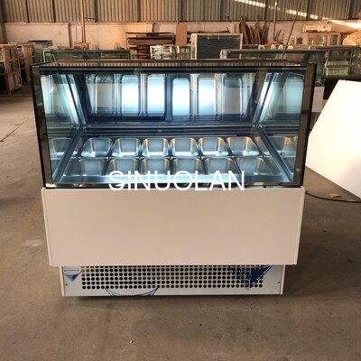 Commercial Ice Cream Display Cabinet Quick Freeze Dessert Popsicle Freezer
