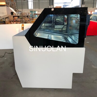 Commercial Ice Cream Display Cabinet Quick Freeze Dessert Popsicle Freezer