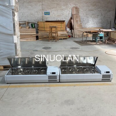 Desktop Salad Bar Fridge Static Cooling For Bakeries VRX1200
