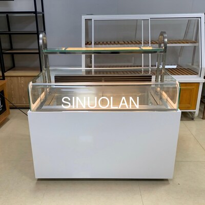 Supermarket Top Glass Sandwich Display Chiller Auto Defrost With LED Light