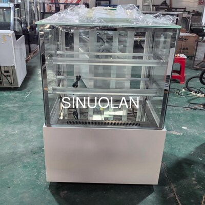 2 Layers Cake Display Fridge Cabinet Digital Electronic Temperature Control