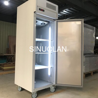 1 Door Fan-cooled Upright Vertical Refrigerator Freezer for Hotel Restaurant Kitchen Equipment