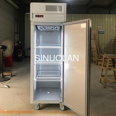 1 Door Fan-cooled Upright Vertical Refrigerator Freezer for Hotel Restaurant Kitchen Equipment