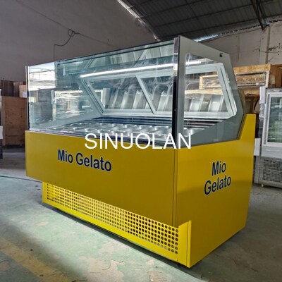 Commercial Ice Cream Display Case Quick Freeze for Dessert Fresh Popsicle