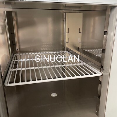 Kitchen Under Counter Pizza Prep Table Refrigerator SS304 for Salad Sandwich