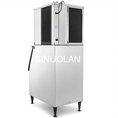 304 Stainless Steel Ice Cube Making Machine Big Capacity 500kg/24h