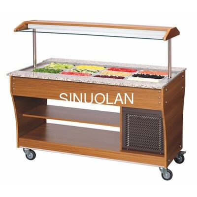 Catering Buffet Station Commercial Refrigerator Equipment Fruit Display Salad Bar