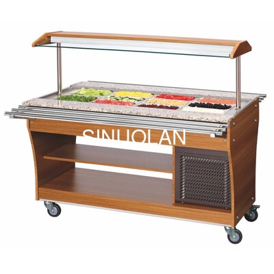 Catering Buffet Station Commercial Refrigerator Equipment Fruit Display Salad Bar