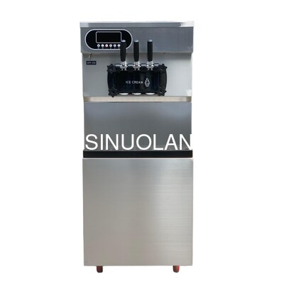 Soft Serve Three Flavor Commercial Ice Cream Maker 22-25L/H 1800W